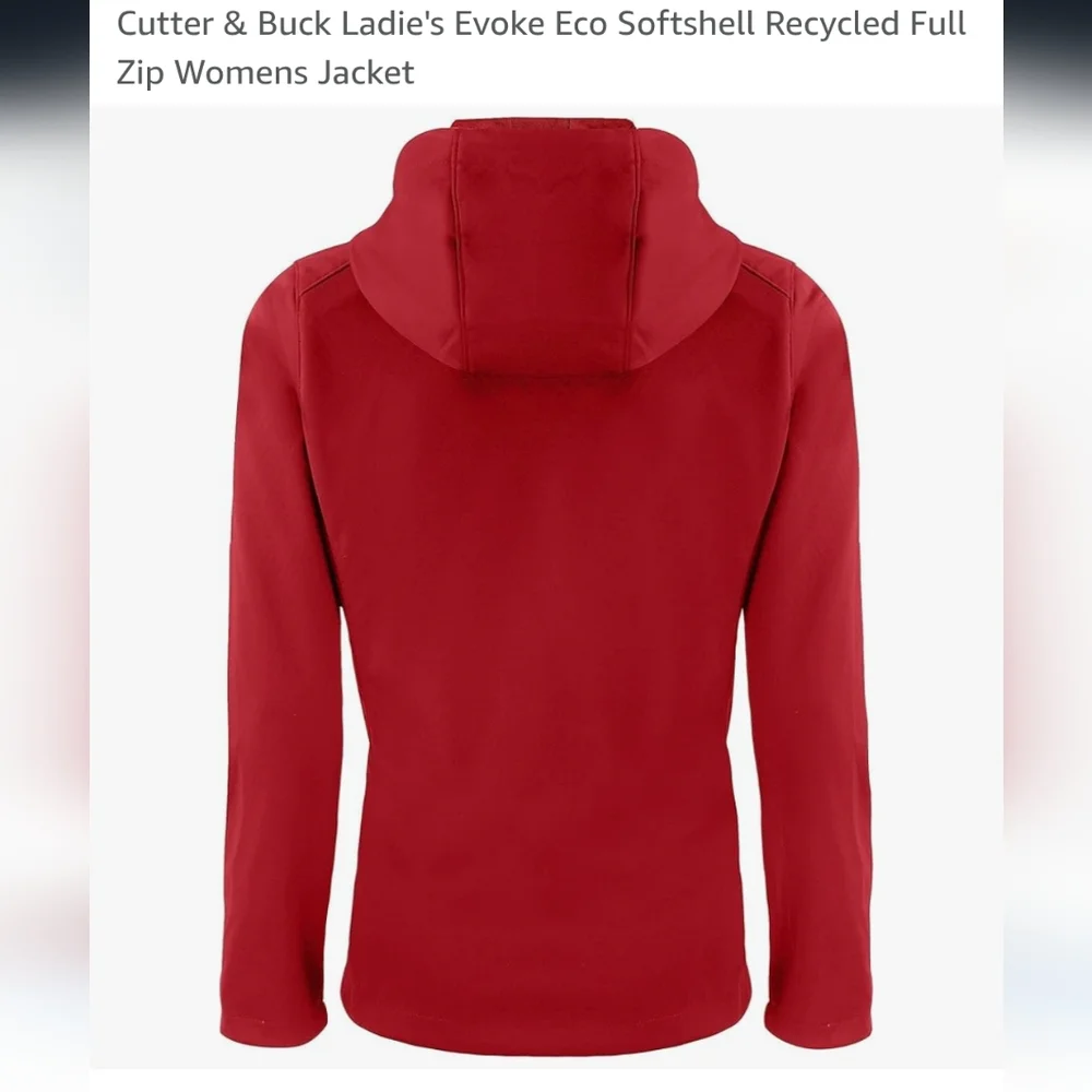 Cutter & Buck Red Jacket with Hood - Picture 13 of 15